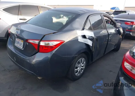 2015 Toyota Corolla L from USA, damaged, VIN 5YFBURHE7FP307732
